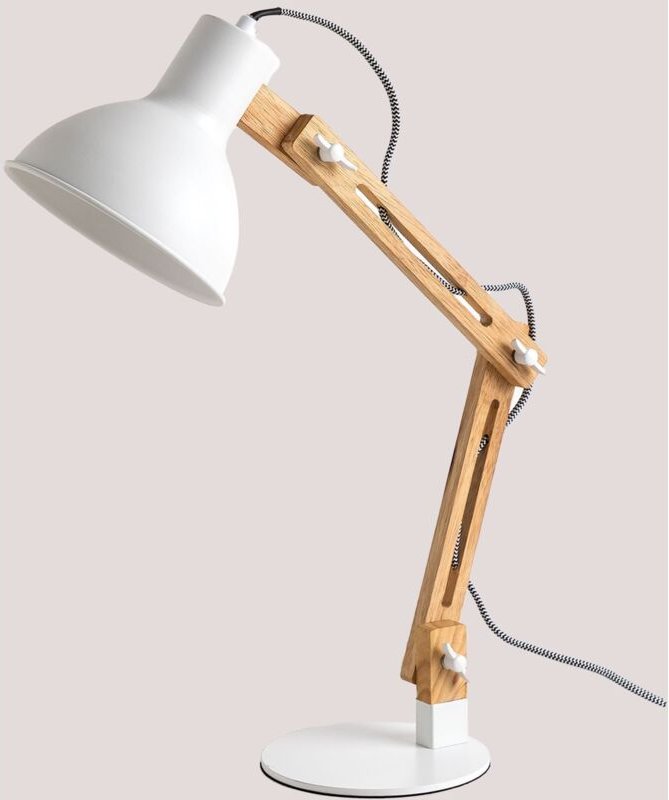 Tischlampe Deyan Weiss - Sklum