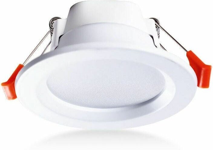 4er Set Einbaustrahler IP65 wasserdicht 5W, warmweiß, Kunststoff. - Ulisem