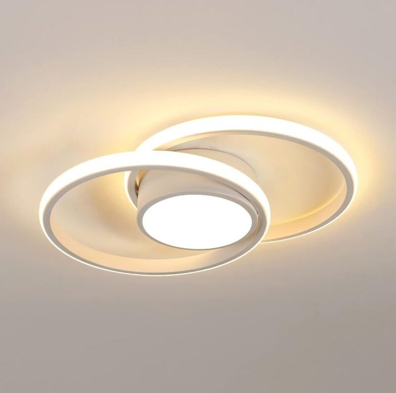 Comely - Moderne LED-Deckenleuchte für Wohnzimmer, Deckenleuchte für Küche, Runde Deckenlampe für Schlafzimmer und Wohnz...