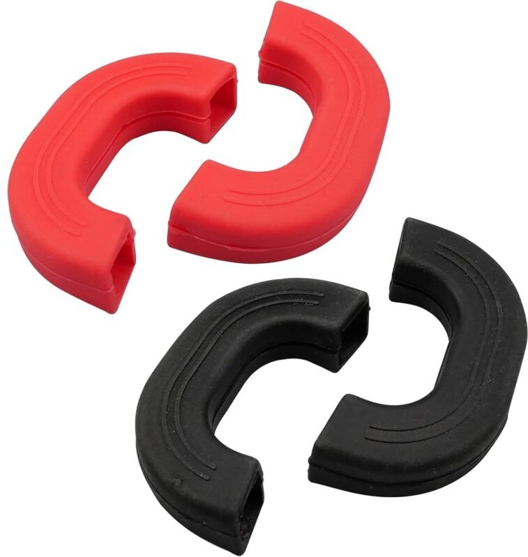 Sollbry - Stück Silikon-Heißgriffhalter, Topfgriffe, schützen vor Verbrühungen, 2 Paar zum Kochen von Aufläufen, Bratpfa...