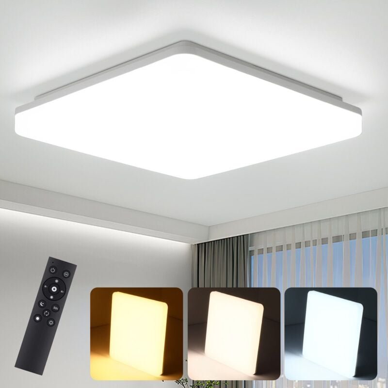 Led Deckenleuchte Dimmbare LED-Deckenlampe 18W 1800 Lumen Weiß