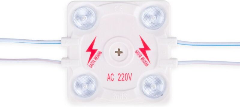 Quadratisches LED-Modul für Beschilderung - 3,6W - 220V ac -