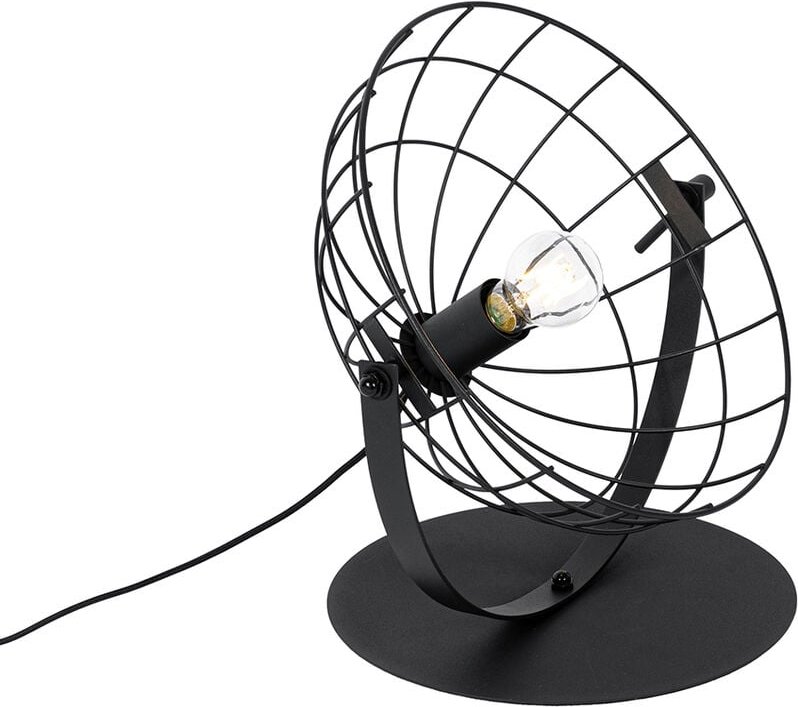 Industrielle Tischlampe schwarz verstellbar - Hanze