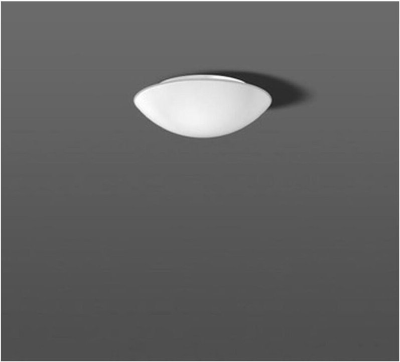 RZB Flat Basic, weiß, on/off Decken- und Wandleuchten, D 370 H 118, 118°, Glas opal 211059.002