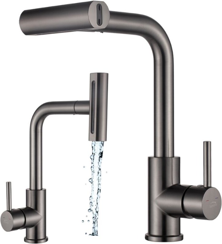 Rotaro freistehende Spültischarmatur mit ausziehbarem Multifunktionsauslauf