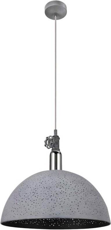 Globo Lighting - Decken Pendel Hänge Lampe Leuchte Metall Grau Chrom Antik Wohn Ess Zimmer