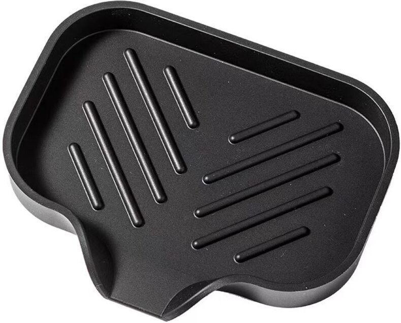 Silikon-Seifenschale mit Ausgießer – Organizer für Bad und Küchenspüle, Schwammhalter und Seifenschale