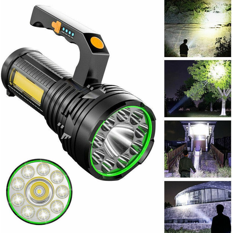 Tragbare Lampe, multifunktional, wiederaufladbar, wasserdicht, Outdoor-Flutlicht, Notfall-USB-Außenleuchte - Ahlsen
