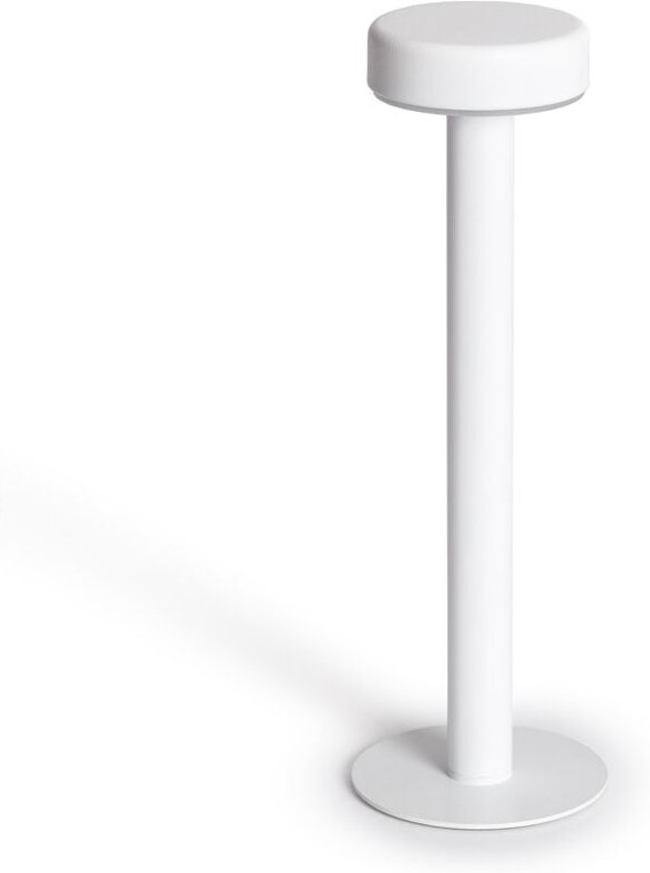 Efectoled - LED-Tischlampe 2W Tragbar mit Wiederaufladbarem USB-Akku Bunza Weiß