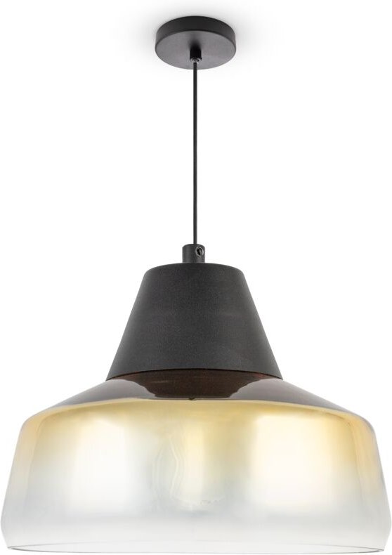 Paco Home - Pendellampe Hängelampe Glas Lampenschirm Vintage Esszimmer Modern E27 Gold, Typ 5