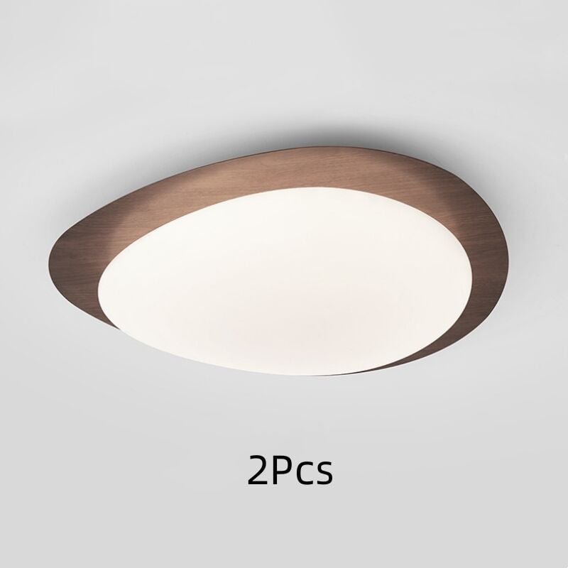 Thumbnail - Led Deckenleuchte Kreative Deckenlampe Metall Acryl Deckenbeleuchtung Dekoration Schlafzimmerlampe Kaltweiß Licht - 2Pcs