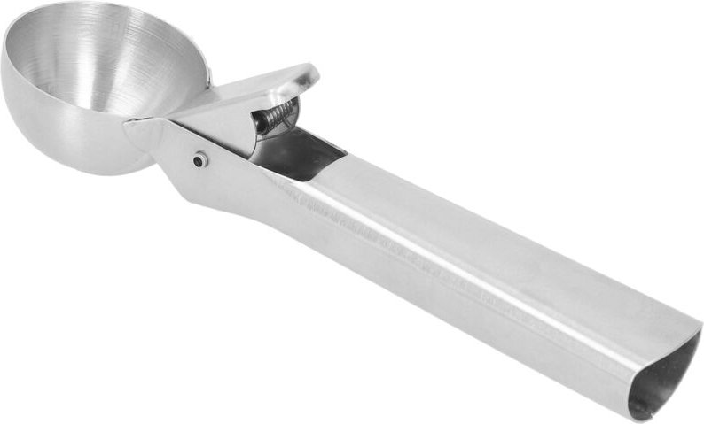 Runde Eiskugelzange, Dessertwerkzeug aus Edelstahl, komfortabler Griff, multifunktional für die heimische Küche