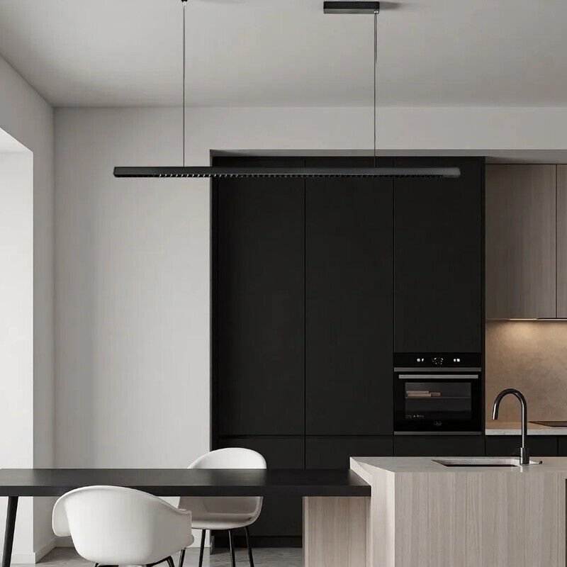 Moderne LED-Pendelleuchte 36W, 108cm, 4000K, höhenverstellbar, ideal für Zuhause, Büro oder Esstisch.