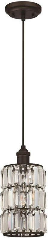 Pendelleuchte Sophie Bronze Kristallglas mit 1 Lampe