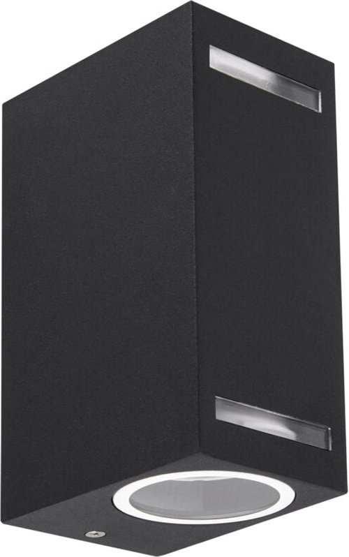 Außen-Garten-Wandleuchte FOREST 2xGU10 D IP54 schwarz