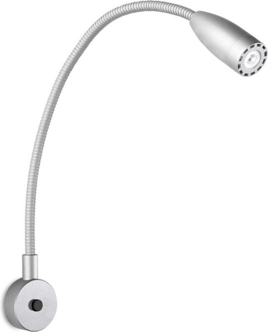 Leds-c4 - Bed - led 1 Light Indoor Verstellbare Wandbettleuchte Leselampe Grau