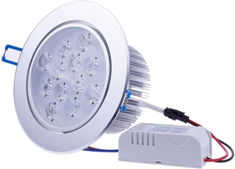 Trade Shop Traesio - Trade Shop - LED-Strahler 3W 5W 7W 9W 12W 15W 18W Einbaustrahler mit Feder, warmes und kaltes Licht...