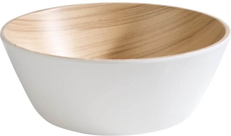 Frida Schale, Höhe: 75 mm, ø: 200 mm, weiß - APS