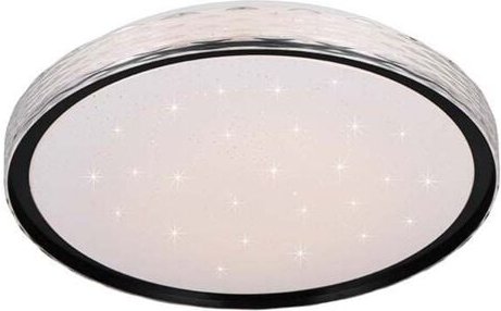 Led Deckenleuchte Varda schwarz - weiß Fernbedienung Deckenlampen & Kronleuchter - Reality