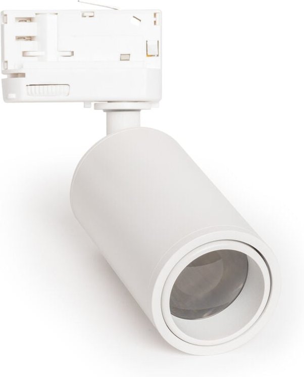 Efectoled - 3-Phasenstromschiene Strahler Ágata Multiwinkel 10-50° für GU10-Glühbirne Weiß