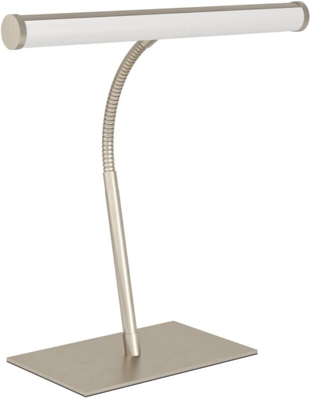 Eglo LED Tischleuchte Riccione nickel-matt 40 x 30 cm warmweiß-kaltweiß dimmbar Lampen