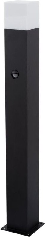 Ledkia - Bodenleuchte Außen Oberfläche Fuss 74cm mit Bewegungsmelder Augusta Schwarz Schwarz