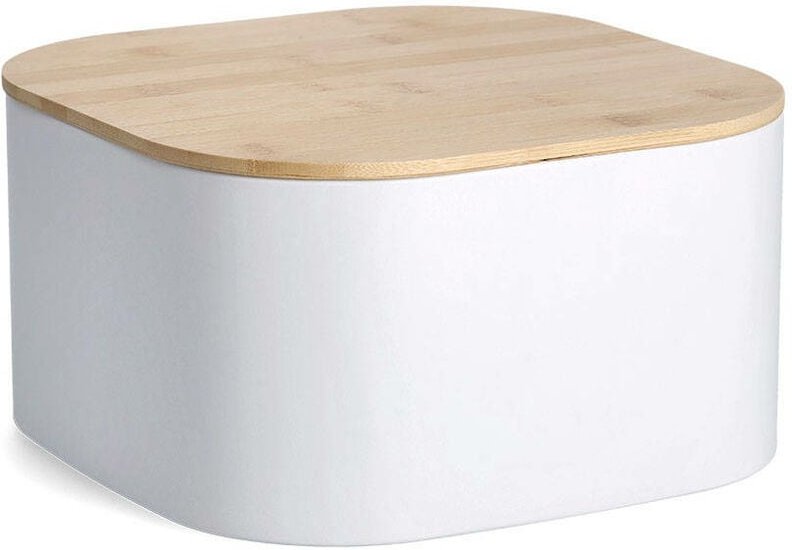 Zeller - Brotkasten mit Bambusdeckel, 26,5 cm