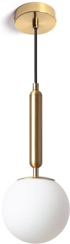 Efectoled - Pendelleuchte Metall und Glas Oto Gold