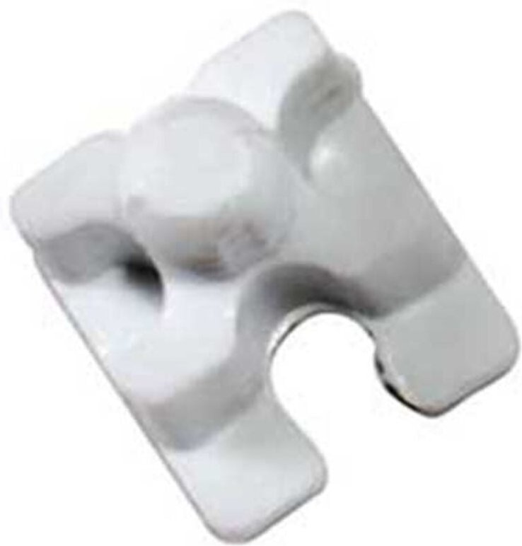 Beutel mit 10 Kunststoff-Drehzapfen-Abtropfstützen 20x20mm