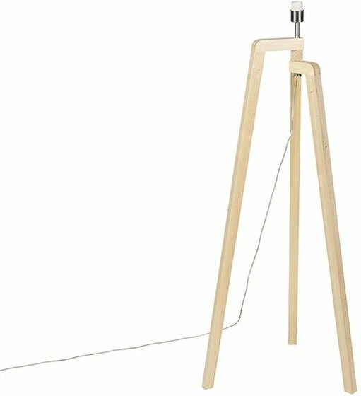 Stehleuchte Stativholz ohne Schirm - Puros