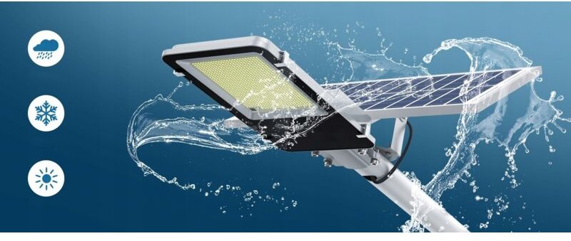 Thumbnail - Leistungsstarke Led Solarlampe 800 W Dämmerungssensor Strasse Mit Fernbedienung Garten