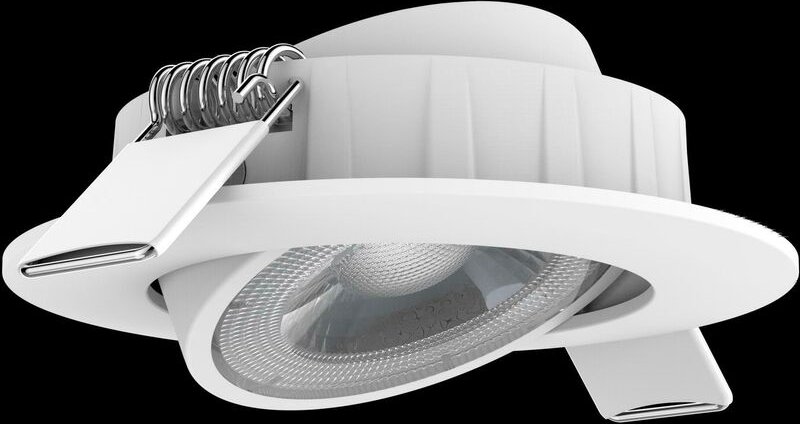 Century - Kit 3 runde led einbaustrahler 6w 450lm warmes licht 3000k ip20 kitft-066830