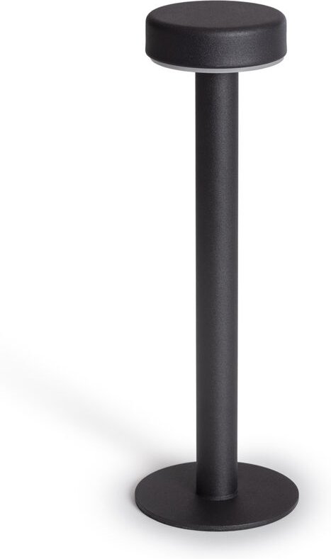 Efectoled - LED-Tischlampe 2W Tragbar mit Wiederaufladbarem USB-Akku Bunza Schwarz