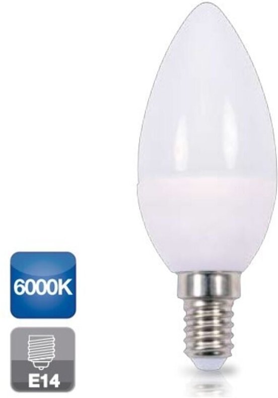 GSC - Led Kerzenlampe E14 5W kaltes Licht 6000K 470 lm 2002345