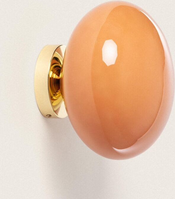 Wandleuchte Glas Kurta Orange