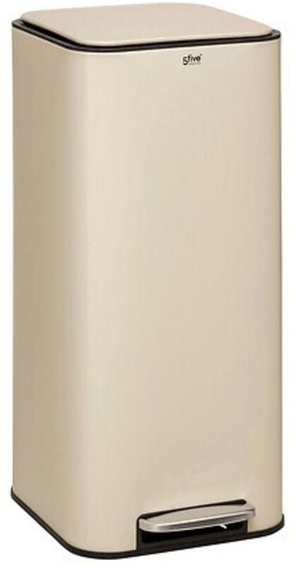 5five Simply Smart - Mülleimer mit Pedal delta, Metall, 30 l