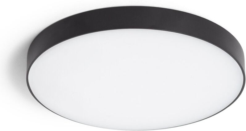 Efectoled - LED-Deckenleuchte 18W Rund Ø180 mm Dimmbar Schwarz