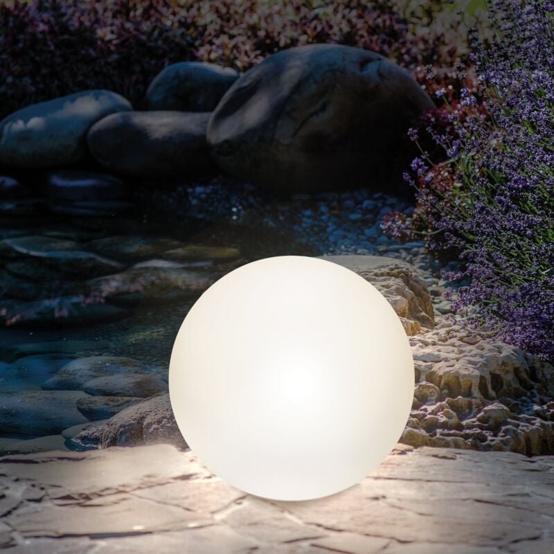 Solarkugel Siena ⌀30cm mit Fernbedienung 16 Farben wetterfest 102891 - Esotec
