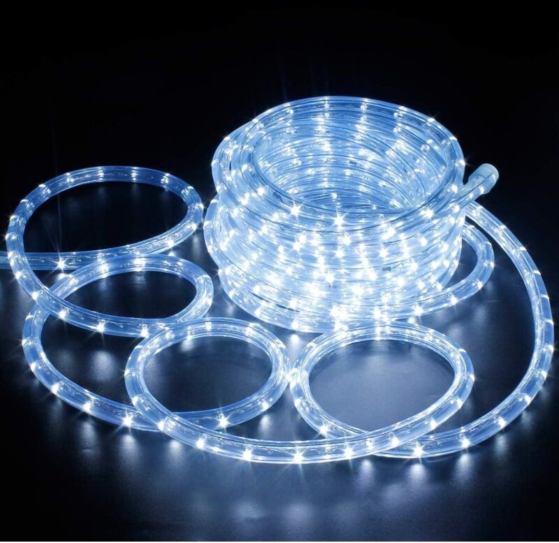 6Meter LED Lichterschlauch Lichterkette Schlauch Leiste Außen und Innen Kaltweiß