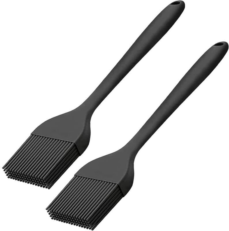 Stück 21 cm Küchenpinsel, Gebäckpinsel, Silikon-Küchenpinsel, Kochpinsel, Lebensmittelpinsel, hitzebeständig, zum Kochen...