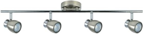 Akunadecor Chacho Badezimmer Leiste Modell 4 Strahler Nickel-chrom