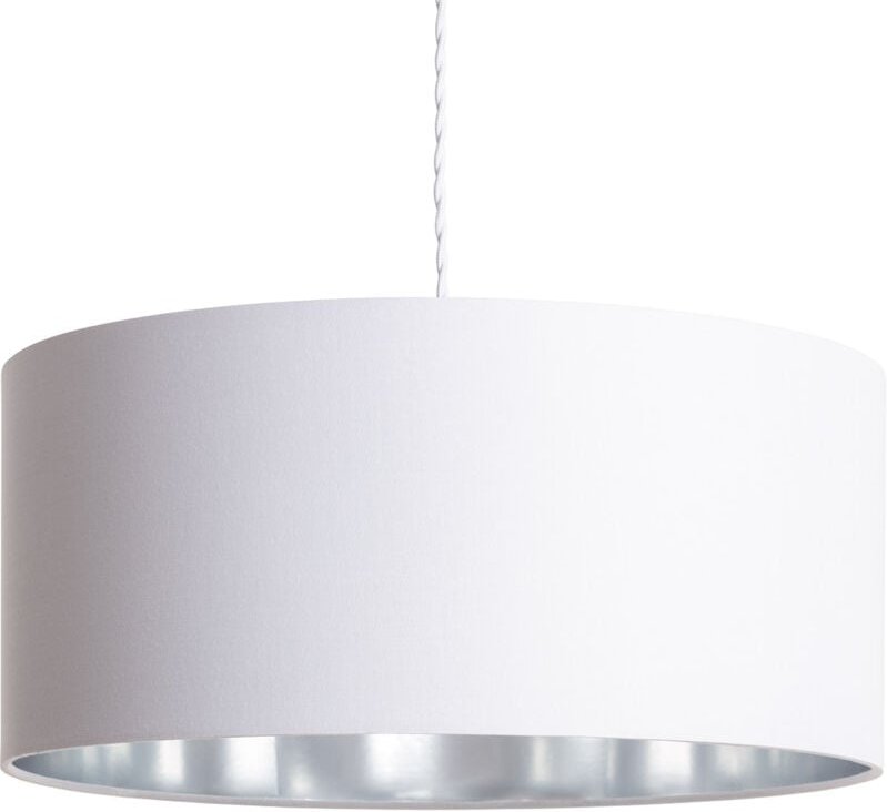 Pendelleuchte Textil Reflect Weiß