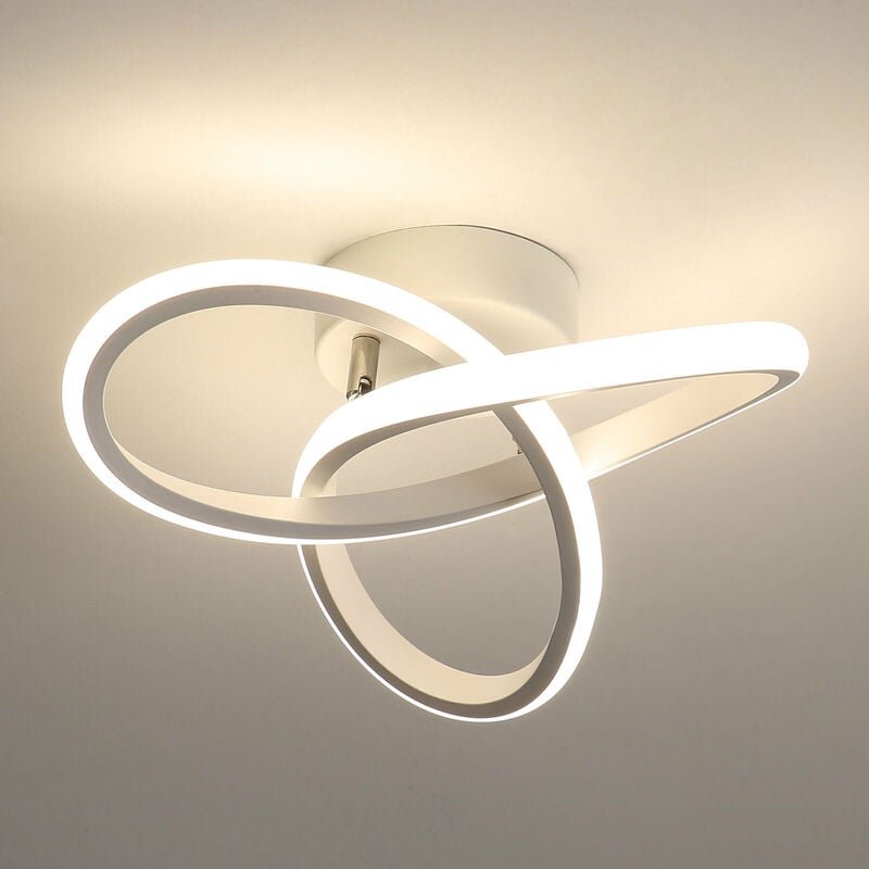 Comely - Moderne Aluminium LED-Deckenleuchte, 22W 2475LM, Weiße 4500K Deckenleuchte für Küche, Wohnzimmer, Schlafzimmer,...