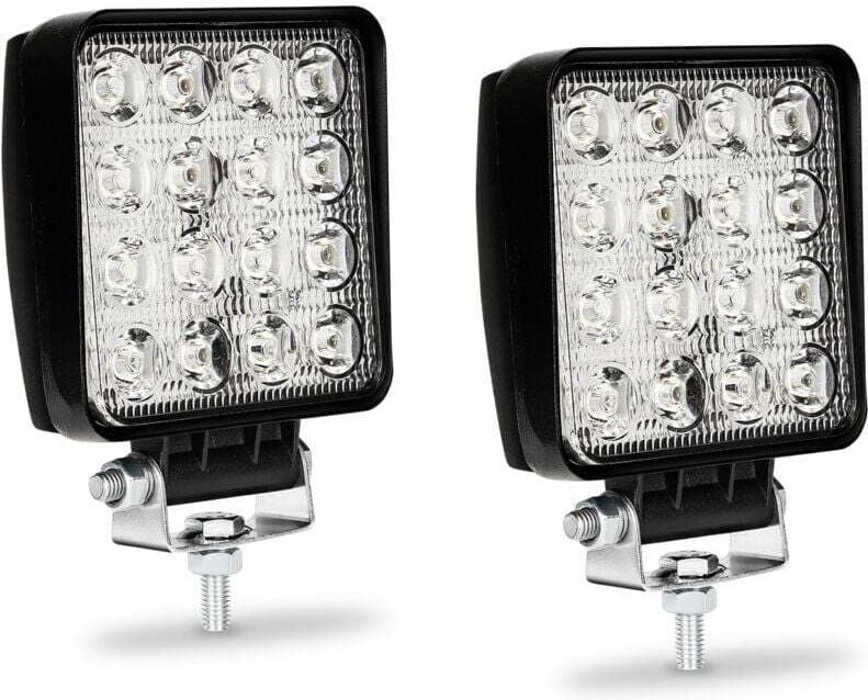 ALOVZE 2x LED-Arbeitsscheinwerfer, 48 W, LED-Arbeitsscheinwerfer, Scheinwerfer, Nebelscheinwerfer für Auto, LKW, UTV, SU...