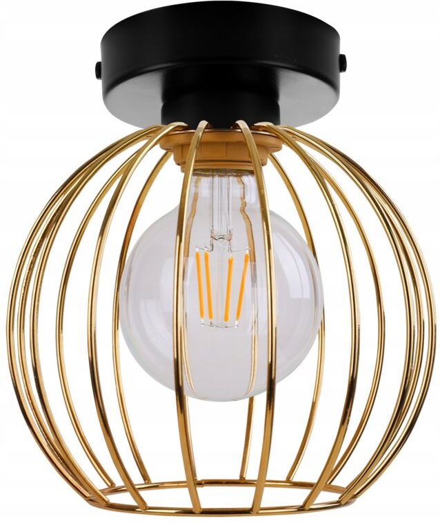Moderne Deckenleuchte Goldene Drahtlampe Led