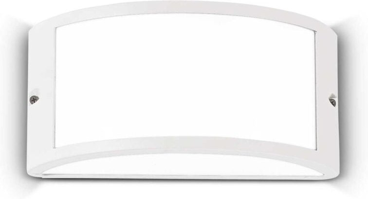Ideal Lux - Rex-1 - 1 Licht Außenwandleuchte Weiß IP44, E27