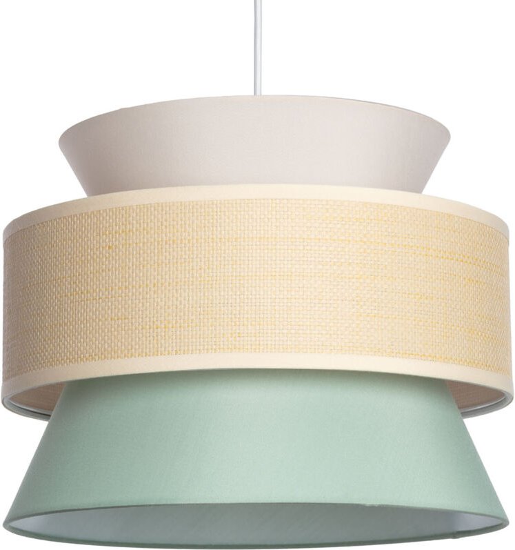 Ledkia - Pendelleuchte aus Stoff Chulu Grün