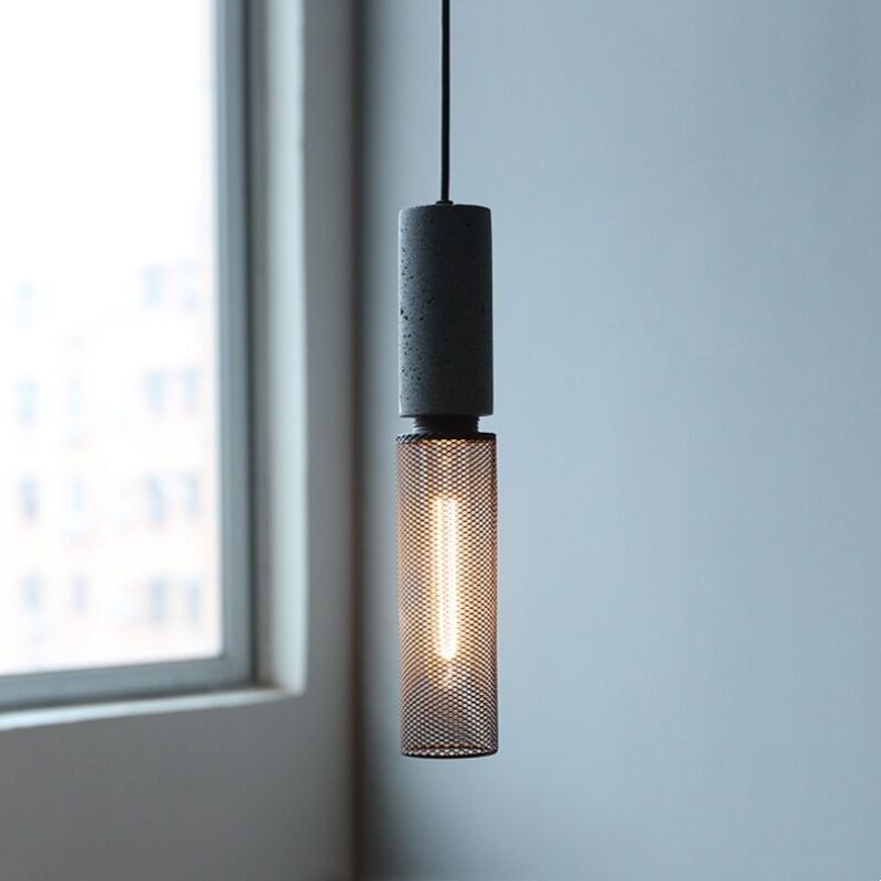 Vintage Pendelleuchte Industrial Hängelampe Innenbereich Deckenleuchte für Küche Schlafzimmer Wohnzimmer Ø6,5CM