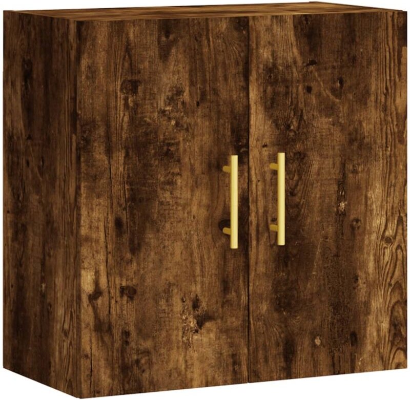 Wandschrank Räuchereiche 60x31x60 cm Holzwerkstoff Vidaxl