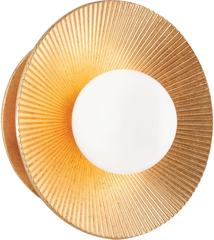 Emerald leichte Wandleuchte Vintage Blattgold - Hudson Valley